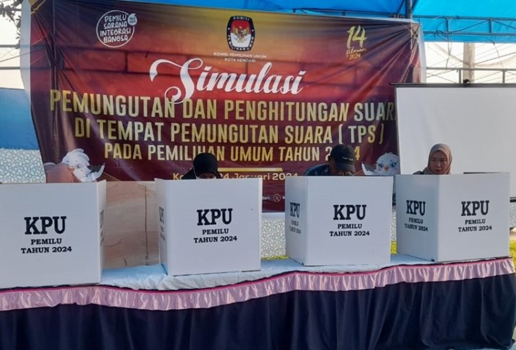 Simulasi Pemungutan Suara KPU Kendari: Persiapan Menuju Pemilu 2024 dengan Teknologi Informasi