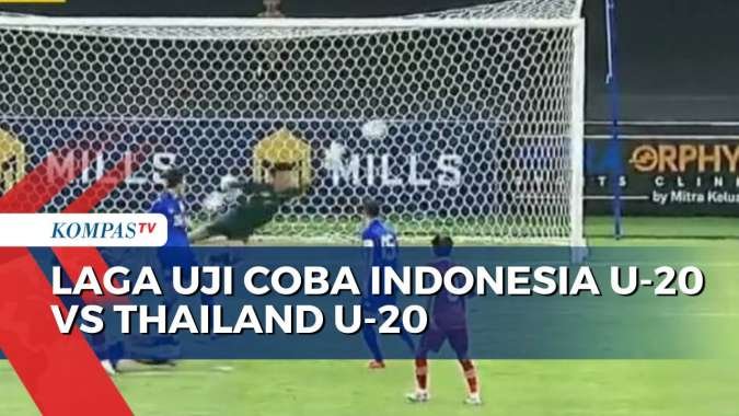 Uji Coba, Indonesia U-20 Kalah Hadapi Thailand U-20 Dengan Skor 1-2