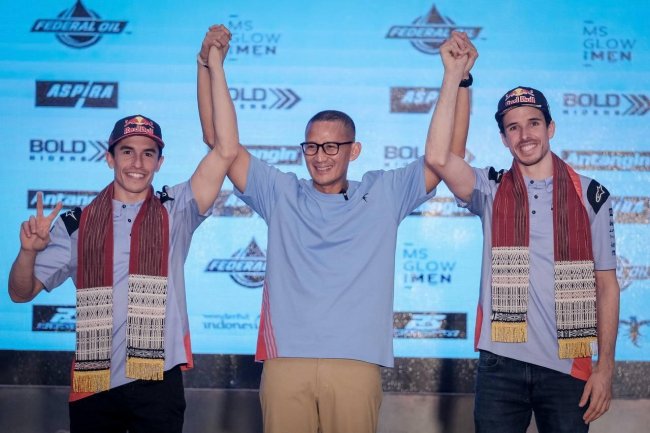 Kemenparekraf Berharap Tim Moto GP Gresini Racing Perluas Jenama Asal Indonesia di Pasar Internasional