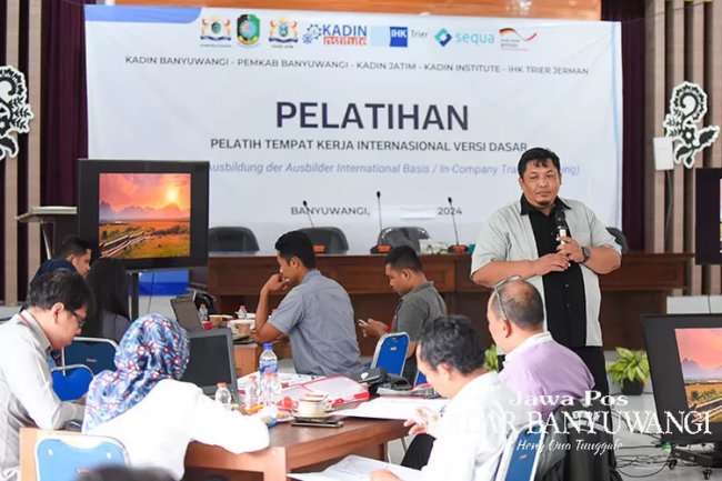 Kadin Banyuwangi Latih 20 Industri Menjadi Pelatih Tempat Kerja Internasional