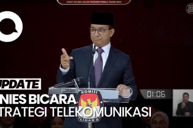 Strategi Anies Agar RI Tak Tertinggal Kemajuan Telekomunikasi-Teknologi Informasi