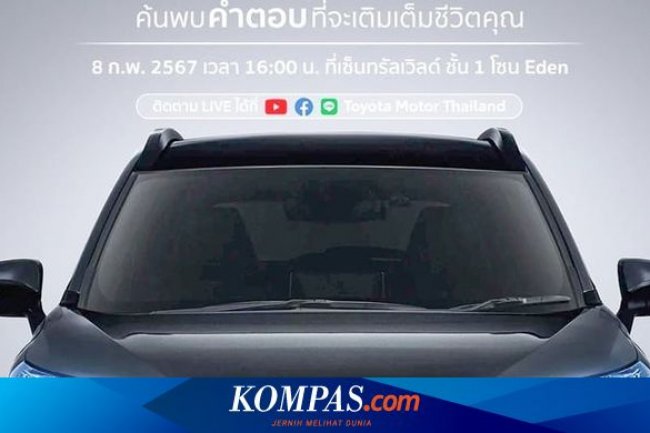 Toyota Corolla Cross Facelift Meluncur 8 Februari di Thailand