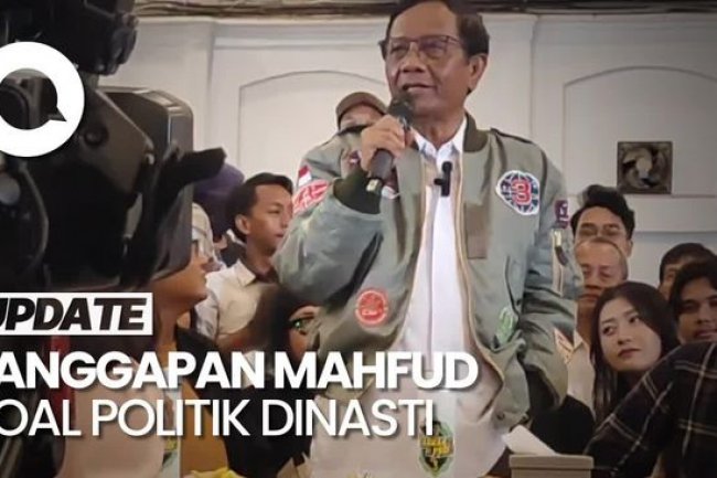 Mahfud: Politik Dinasti Tak Ada Larangan, yang Dilarang Kalau Direkayasa