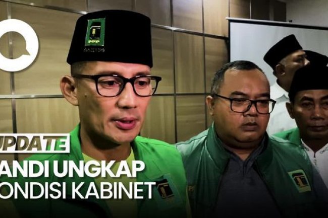 Sandiaga Uno: Kondisi Kabinet Jokowi Asyik-asyik Saja