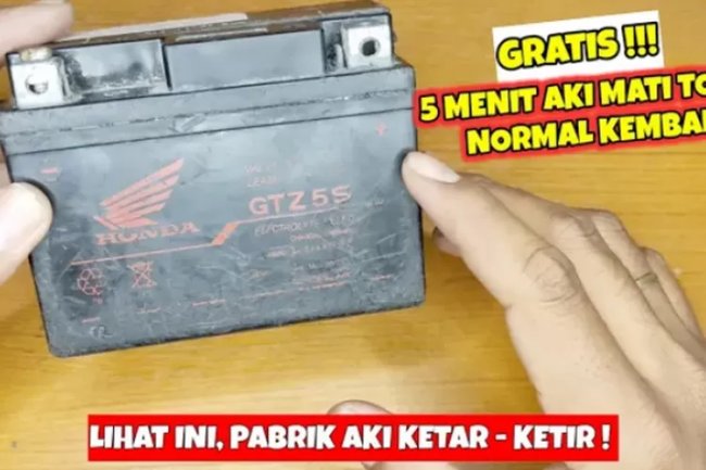 Trik Jitu Perbaiki Aki Motor yang Mati Total Dalam 5 Menit Hanya Menggunakan Seutas Wayar, Biaya Nol Rupiah