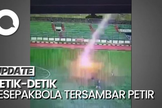 Sederet Fakta Pesepakbola Tewas Tersambar Petir di Stadion Siliwangi