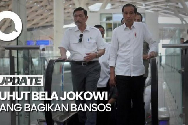Luhut Bilang Ngapain Ribut soal Jokowi Rajin Bagikan Bansos