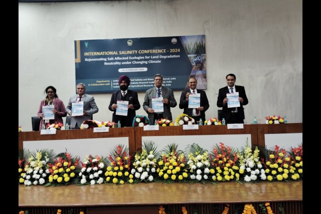 Konferensi salinitas internasional selama 3 hari dimulai di Karnal Institute