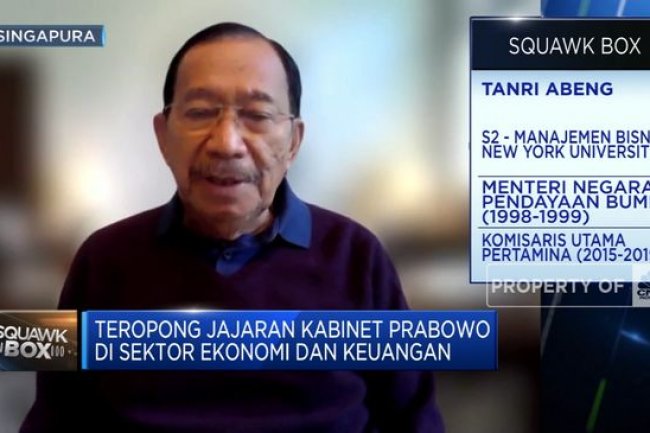 Jika Prabowo Presiden RI, Tanri Abeng Usul Ada Menko Baru Bidang SDA