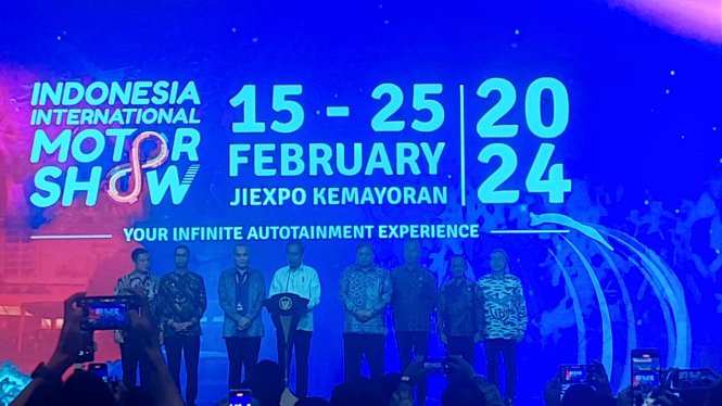 Dengan Ucap Bismillah, Presiden Jokowi Resmi Buka Pameran Otomotif IIMS 2024