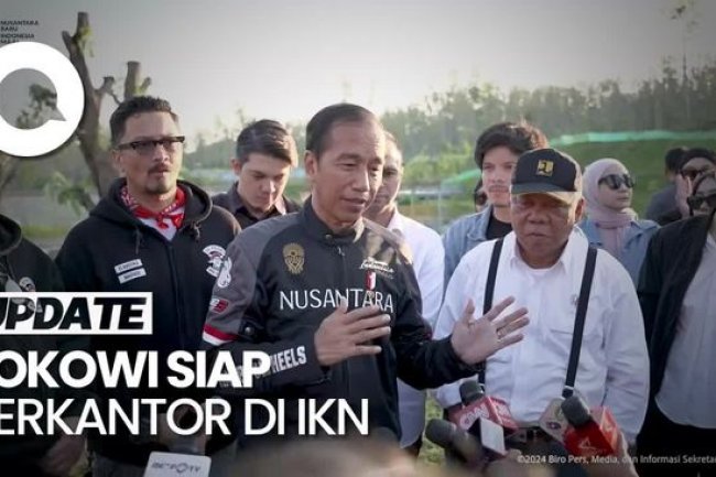 Kala Jokowi Ngaspal Bareng Artis & Ngaku Siap Berkantor di IKN