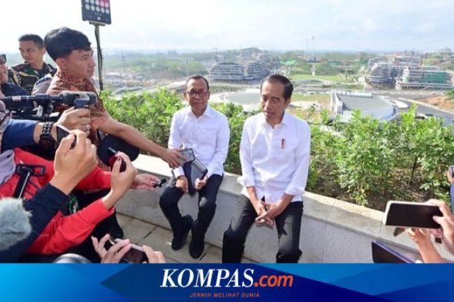 BERITA FOTO: Momen Jokowi Tunjukan Istana Kepresidenan IKN ke Wartawan