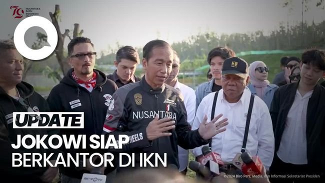 Kala Jokowi Ngaspal Bareng Artis & Ngaku Siap Berkantor di IKN