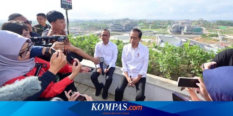 BERITA FOTO: Momen Jokowi Tunjukan Istana Kepresidenan IKN ke Wartawan