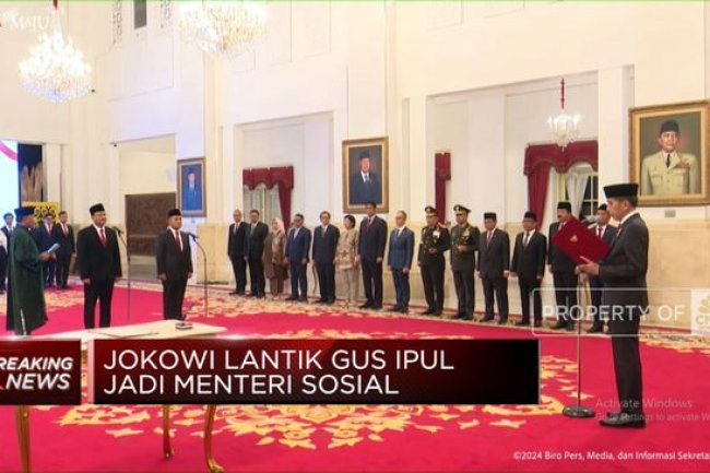 Sah! Jokowi Lantik Gus Ipul Jadi Menteri Sosial Gantikan Risma