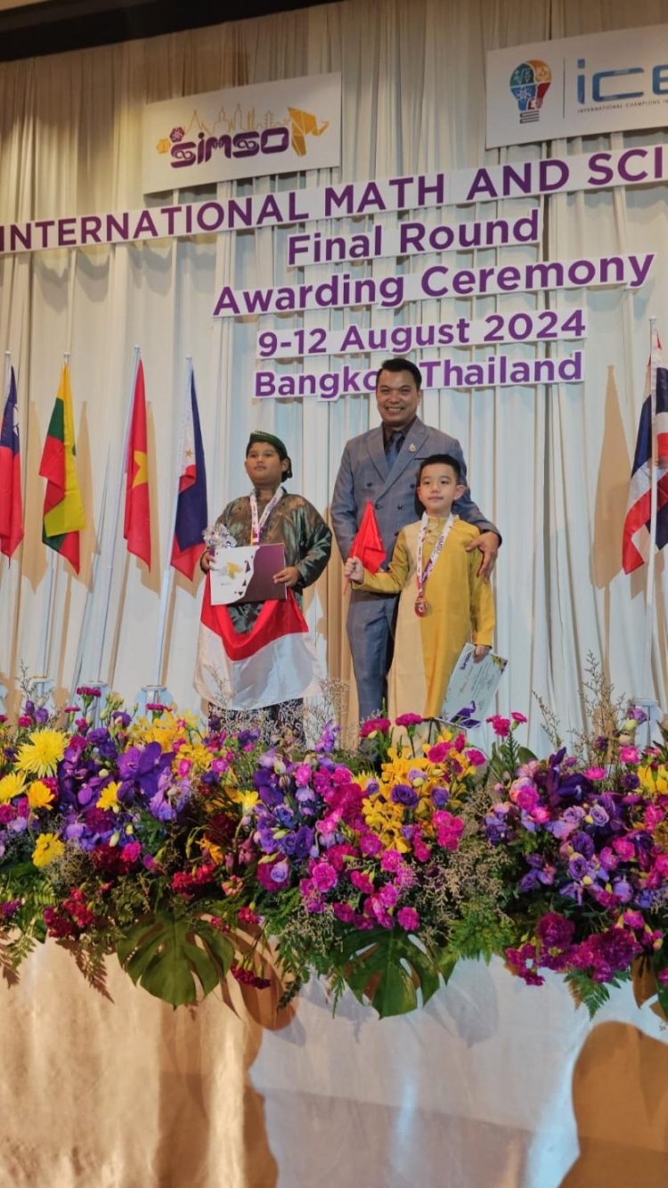 Siswa SD Alkautsar Temanggung Raih Prestasi Internasional pada Ajang SIMSO di Bangkok