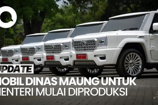 Video: Mensesneg Ungkap Perkembangan Produksi Mobil Dinas Maung untuk Menteri