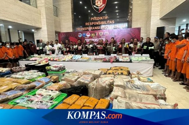 Para Tersangka Jaringan Narkoba Internasional Juga Dijerat TPPU