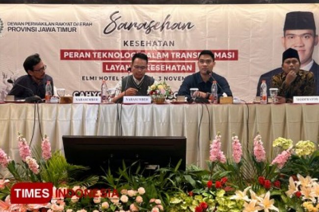 Sarasehan Komisi E DPRD Jatim, Cahyo Harjo Optimalkan Informasi Teknologi Layanan Kesehatan