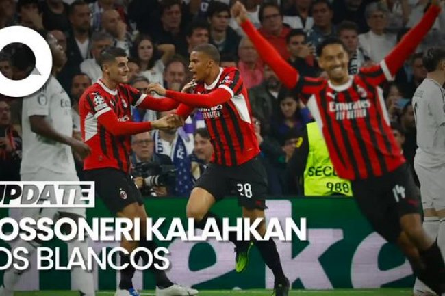 Video: AC Milan Gasak Real Madrid 3-1 saat Bertamu ke Bernabeu