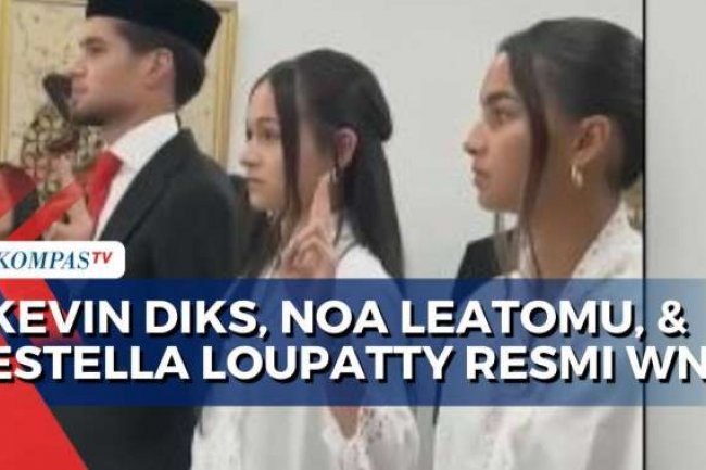 Resmi! Kevin Diks, Noa Leatomu, dan Estella Loupatty Jadi Warga Negara Indonesia