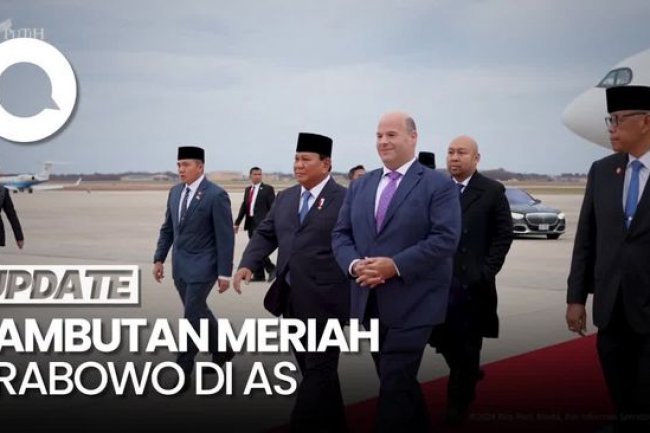 Video: Prabowo Tiba di AS, Disambut Diaspora Indonesia