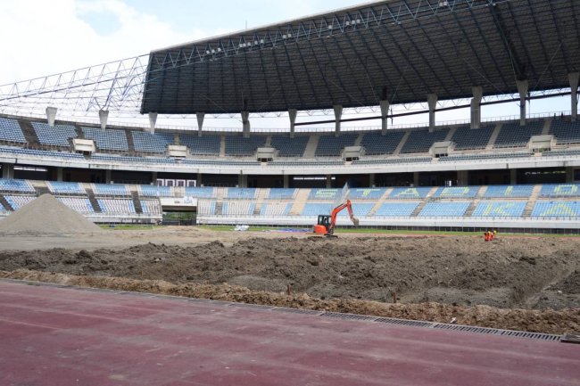 Pj Gubernur Kaltim Harap Stadion Palaran Jadi Fasilitas Olahraga Bertaraf Internasional