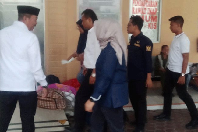 Dirujuk 3 Hari Setelah Kejadian, Peristiwa Keracunan Karyawan PT Gruty Disambangi Paslon ‘Sahata’