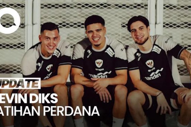 Video: Intip Latihan Perdana Kevin Diks Bareng Timnas Indonesia