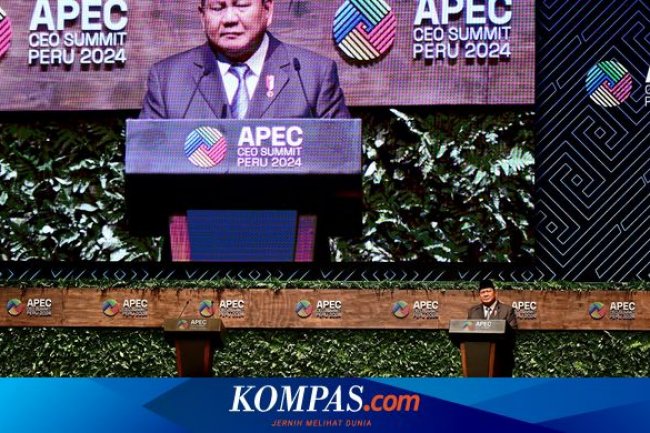 Bicara di KTT APEC, Prabowo Tekankan Perdamaian dan Ajak Investasi ke RI