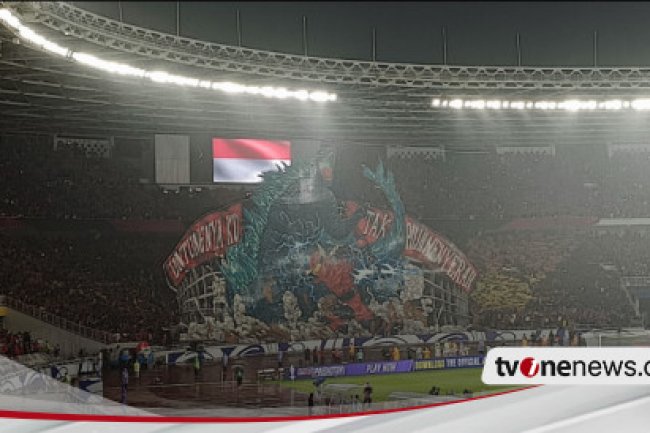 Media Malaysia Terpukau dengan Koreo Suporter Timnas Indonesia soal Gundala Vs Godzilla hingga Memori Kemenangan 7-0 atas Jepang