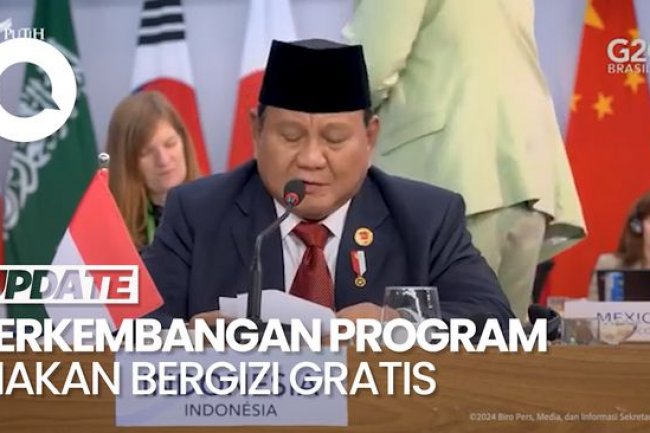 Video Update Makan Bergizi Gratis: Prabowo Bahas di G20, Gibran Uji Coba