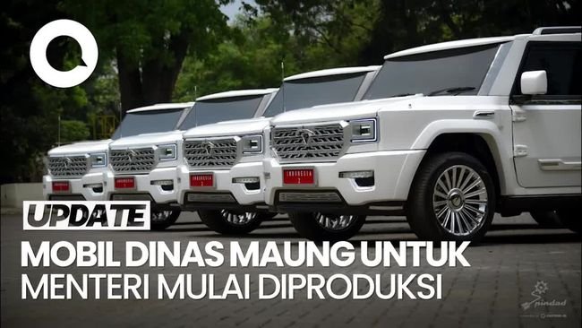 Video: Mensesneg Ungkap Perkembangan Produksi Mobil Dinas Maung untuk Menteri