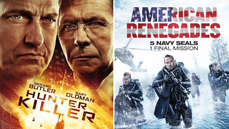 Dua Film Aksi Seru di Bioskop Trans TV Malam Ini, Sinopsis Film Hunter Killer dan American Renegades