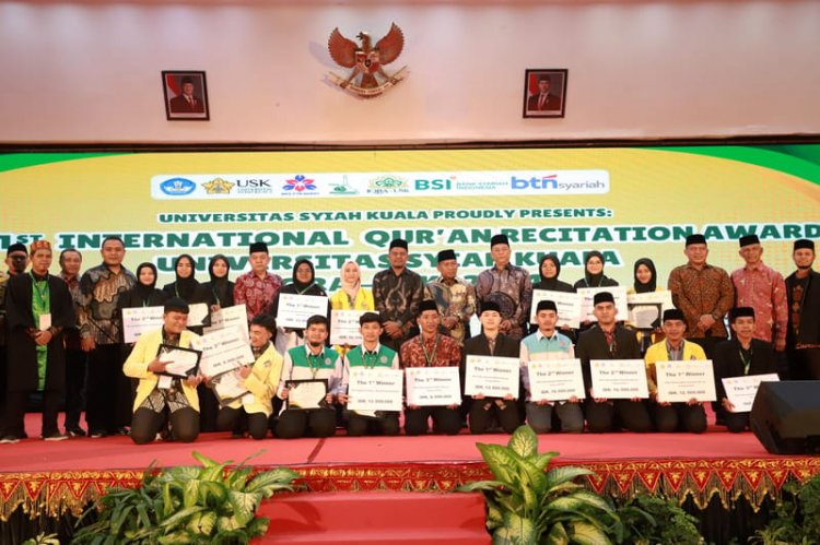 Universitas Syiah Kuala Juara Umum MTQ Mahasiswa Internasional