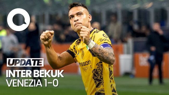 Video: Gol Tunggal Lautaro Martinez Bawa Inter Bekuk Venezia