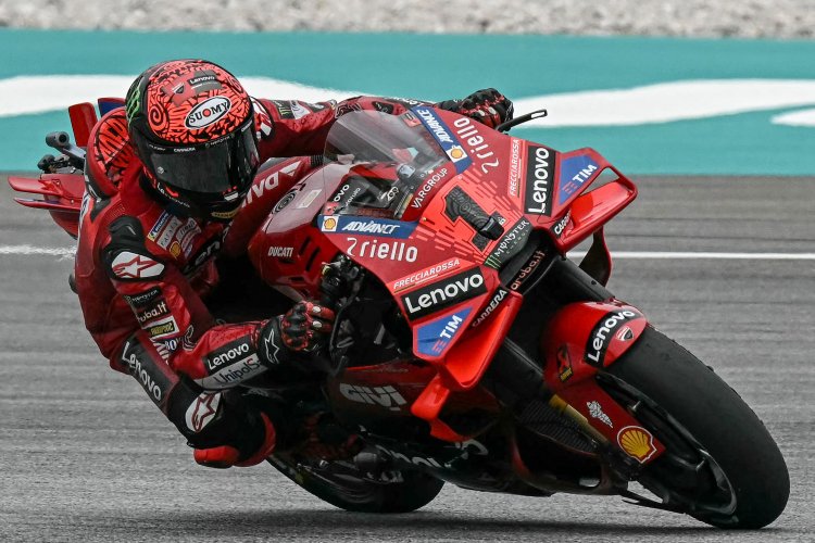 ”Slipstream” Jadi Senjata Pamungkas Bagnaia di Barcelona