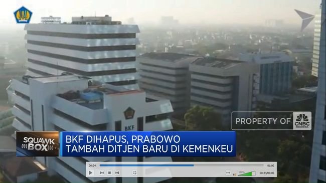 Video: BKF Dihapus, Prabowo Tambah Ditjen Baru di Kemenkeu