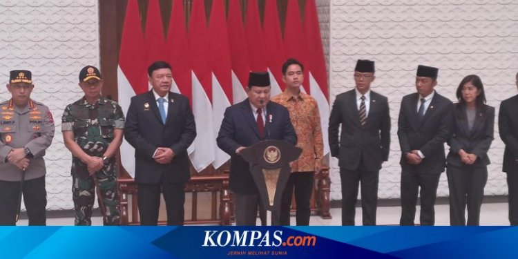 Prabowo Teken Keppres, Tugaskan Wapres Laksanakan Tugas Presiden dari 8-23 November 2024