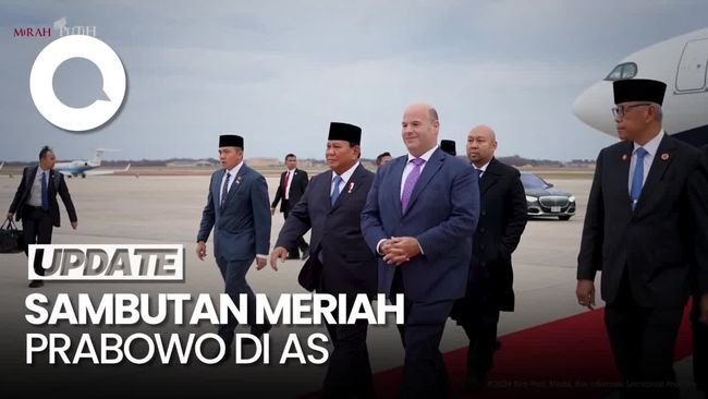 Video: Prabowo Tiba di AS, Disambut Diaspora Indonesia