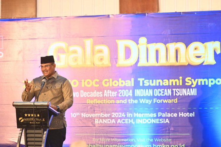 Pj Gubernur Safrizal Ajak Dunia Perkuat Kesiapsiagaan Tsunami pada Simposium Internasional di Aceh - BIRO ADMINISTRASI PIMPINAN SETDA ACEH