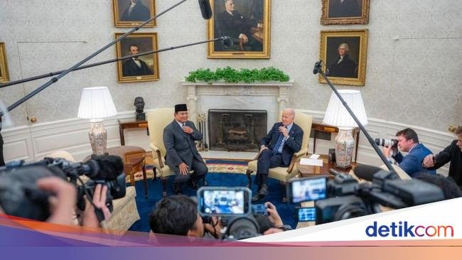 Biden Unggah Foto Bertemu Prabowo di Gedung Putih, Ungkap Isi Diskusi