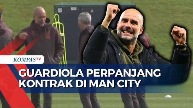 Pep Guardiola Tandatangani Perpanjangan Kontrak di Manchester City