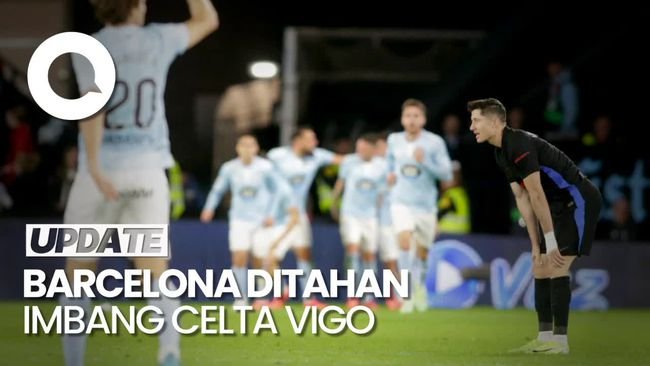 Video Barcelona Gagal Menang Gegara Gol Celta Vigo Jelang Bubaran