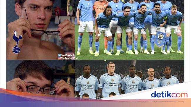 Dihancurkan Spurs 0-4, Manchester City Jadi Bahan Meme