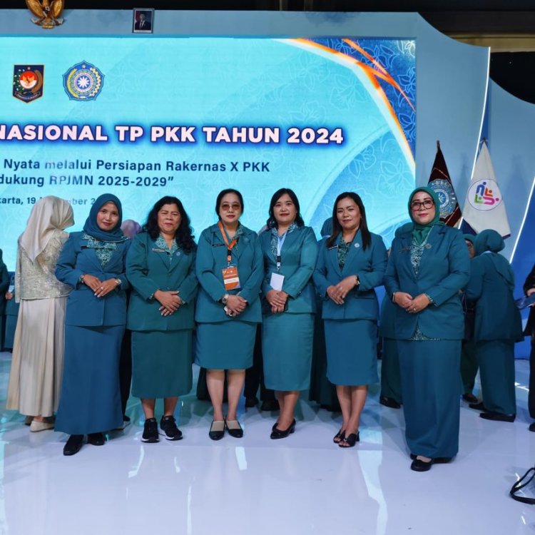 Pjs Ketua TP PKK menghadiri Rapat Rakornas TP PKK Tahun 2024 di Jakarta