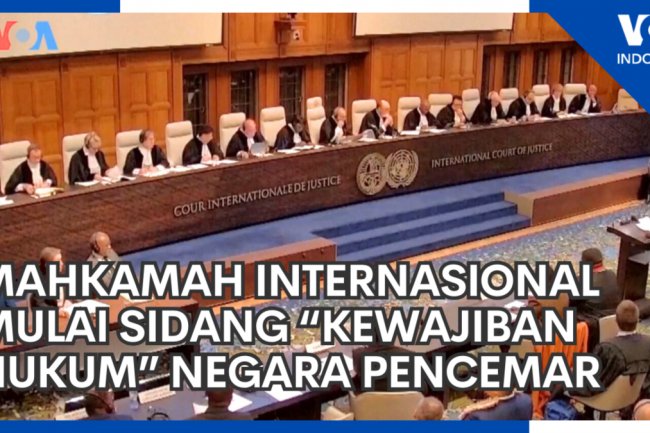Mahkamah Internasional Mulai Sidang “Kewajiban Hukum” Negara Pencemar