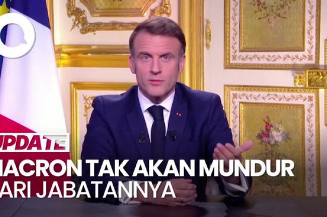 Video: Presiden Prancis Tak Akan Mundur dari Jabatan Seusai PM Digulingkan