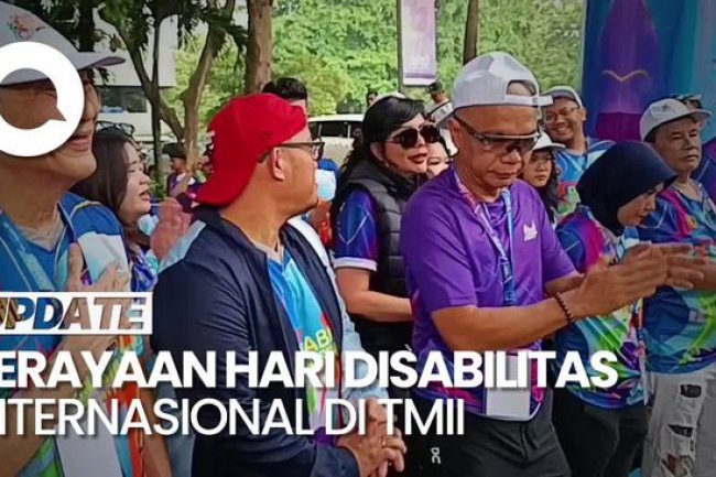 Video Reda Manthovani-Dahnil Anzar Hadiri Hari Disabilitas Internasional di TMII