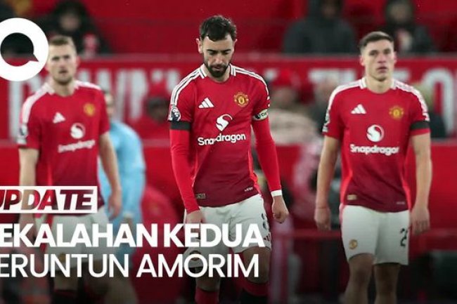 Video MU Ditekuk Nottingham, Kekalahan Kedua Beruntun Amorim
